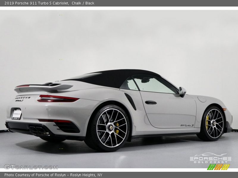 Chalk / Black 2019 Porsche 911 Turbo S Cabriolet