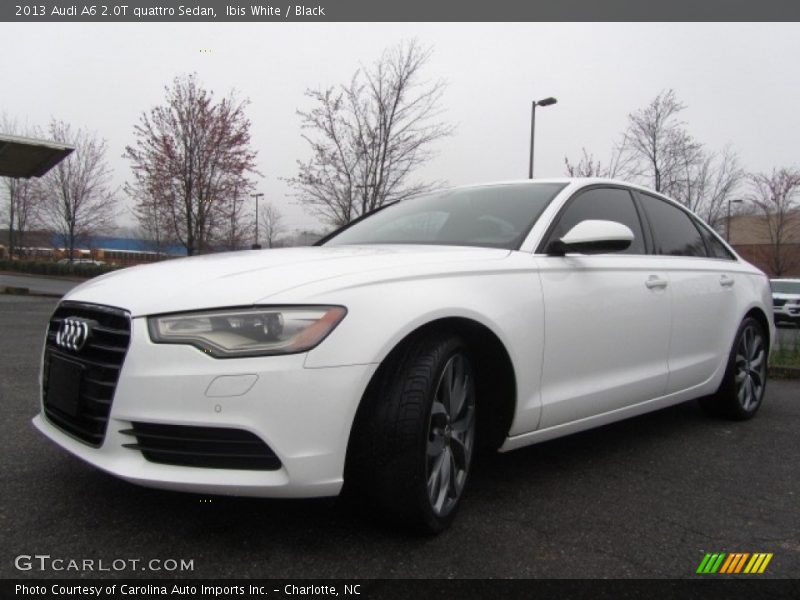 Ibis White / Black 2013 Audi A6 2.0T quattro Sedan