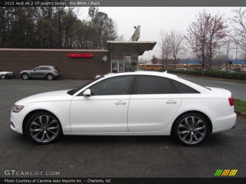 Ibis White / Black 2013 Audi A6 2.0T quattro Sedan