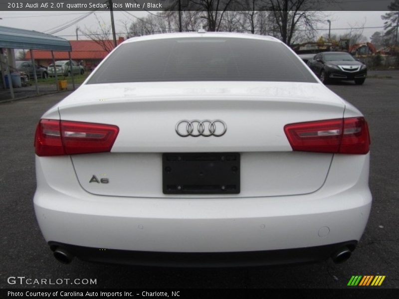 Ibis White / Black 2013 Audi A6 2.0T quattro Sedan