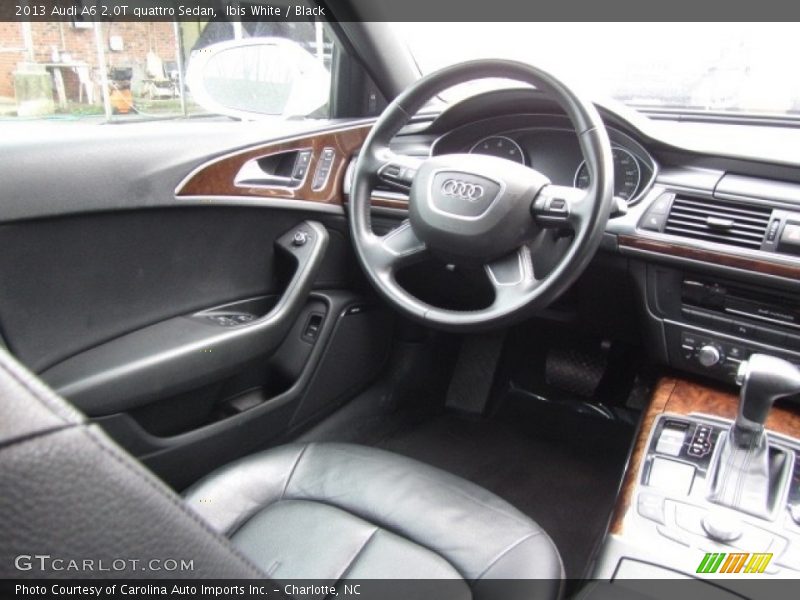 Ibis White / Black 2013 Audi A6 2.0T quattro Sedan