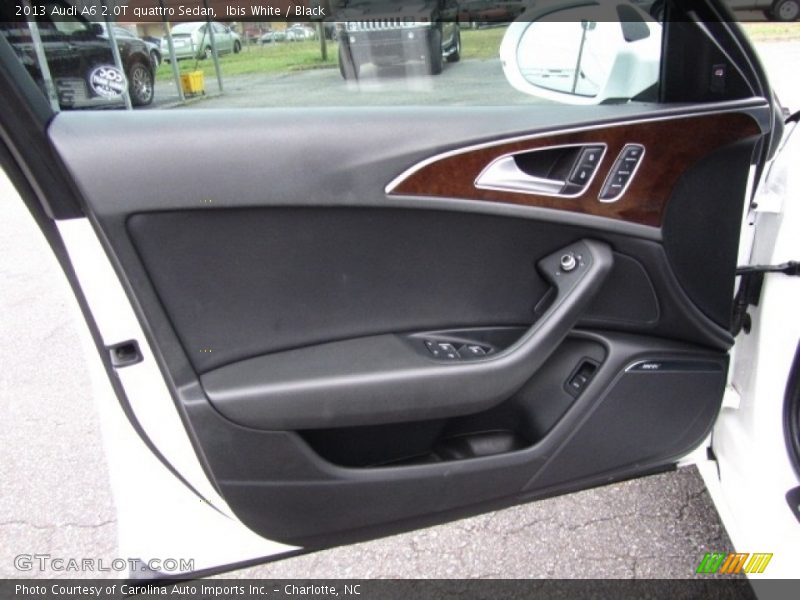 Ibis White / Black 2013 Audi A6 2.0T quattro Sedan