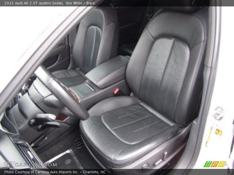 Ibis White / Black 2013 Audi A6 2.0T quattro Sedan