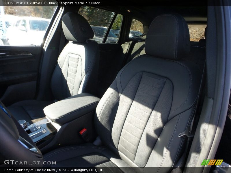 Black Sapphire Metallic / Black 2019 BMW X3 xDrive30i