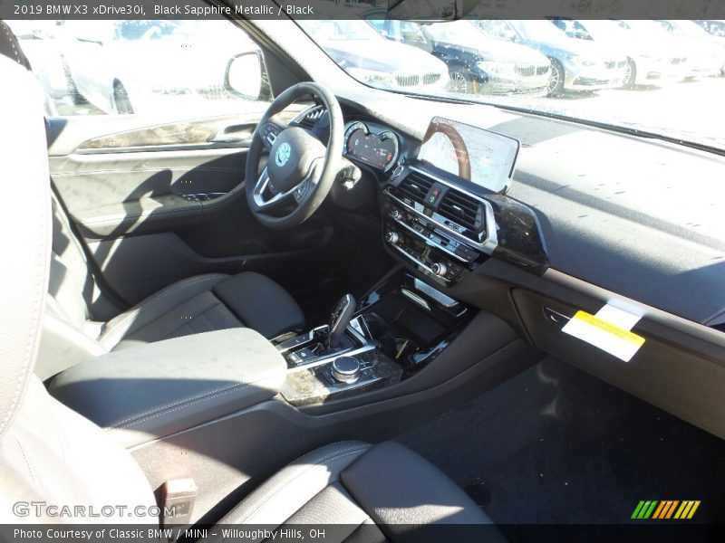 Black Sapphire Metallic / Black 2019 BMW X3 xDrive30i