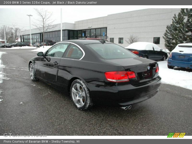 Jet Black / Black Dakota Leather 2009 BMW 3 Series 328xi Coupe