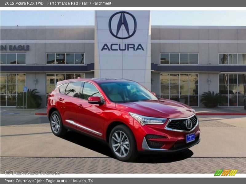 Performance Red Pearl / Parchment 2019 Acura RDX FWD