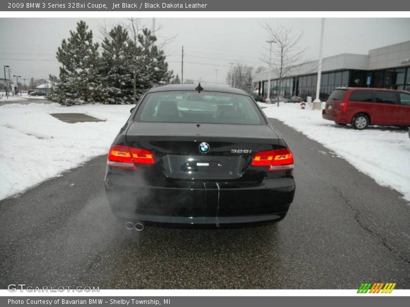 Jet Black / Black Dakota Leather 2009 BMW 3 Series 328xi Coupe