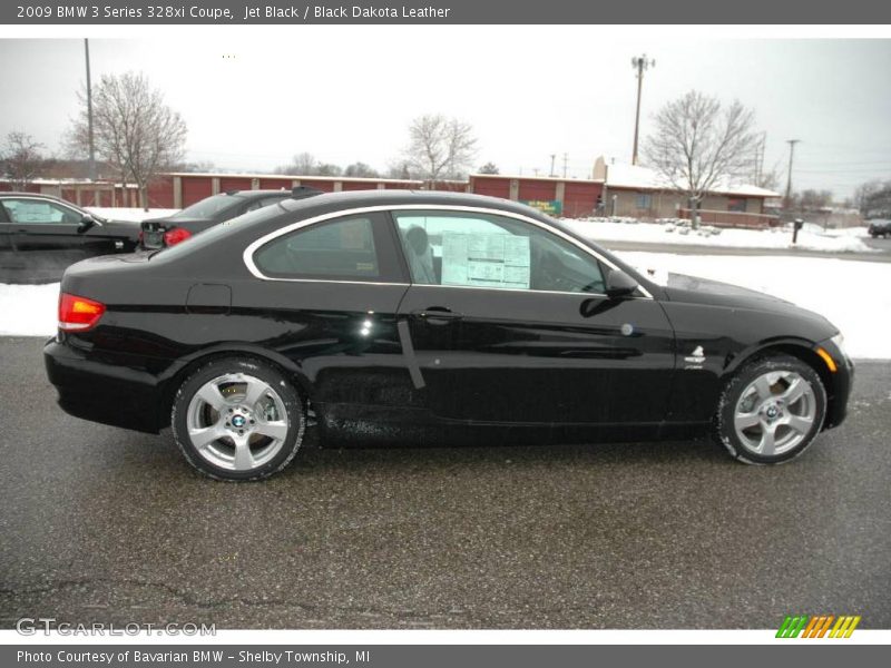 Jet Black / Black Dakota Leather 2009 BMW 3 Series 328xi Coupe