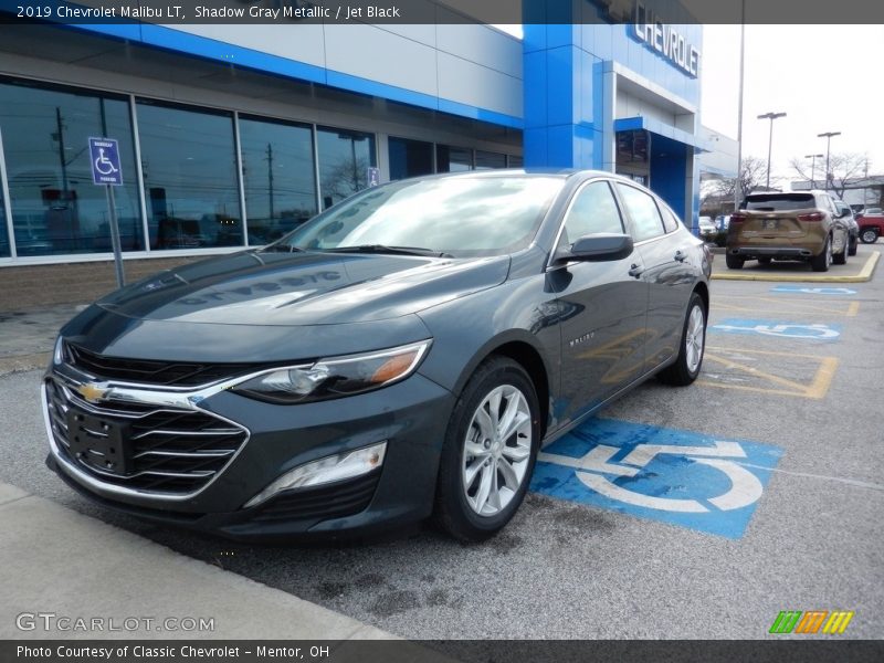 Shadow Gray Metallic / Jet Black 2019 Chevrolet Malibu LT