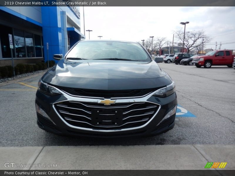 Shadow Gray Metallic / Jet Black 2019 Chevrolet Malibu LT