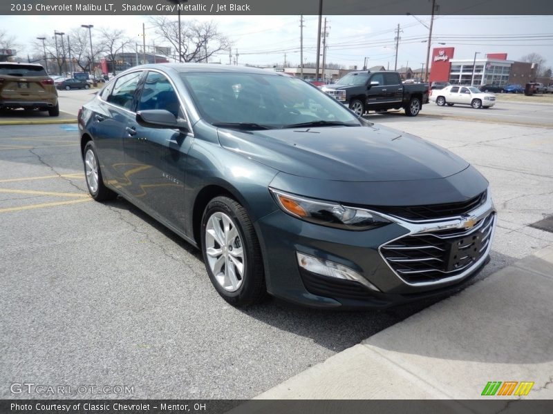 Shadow Gray Metallic / Jet Black 2019 Chevrolet Malibu LT