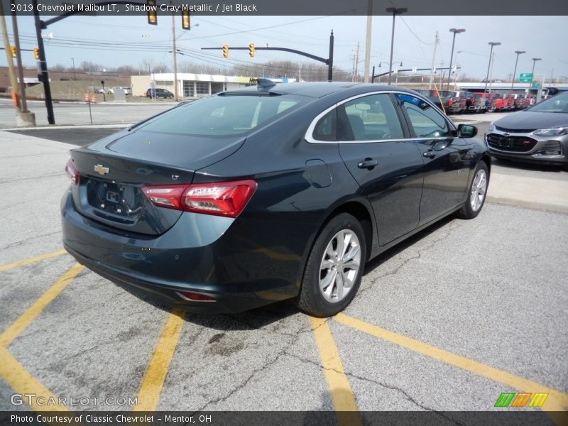 Shadow Gray Metallic / Jet Black 2019 Chevrolet Malibu LT