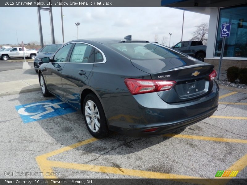 Shadow Gray Metallic / Jet Black 2019 Chevrolet Malibu LT