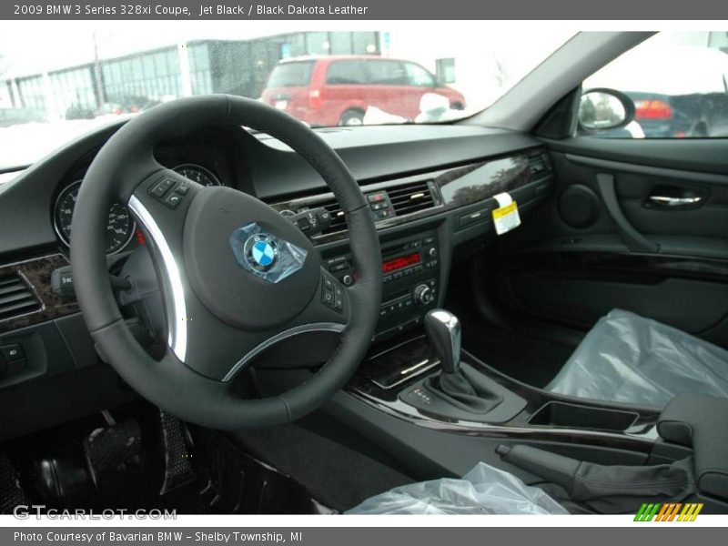 Jet Black / Black Dakota Leather 2009 BMW 3 Series 328xi Coupe