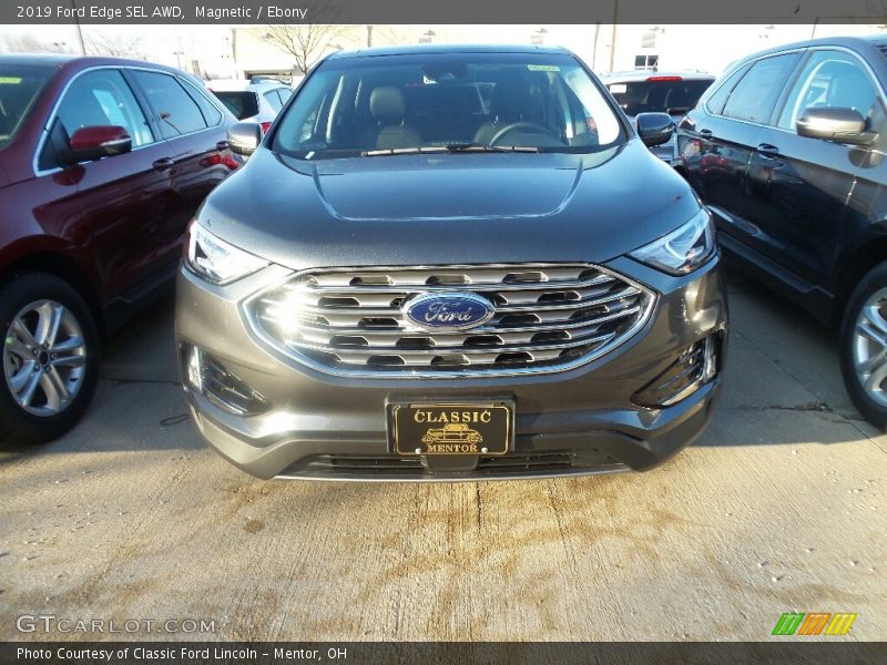 Magnetic / Ebony 2019 Ford Edge SEL AWD