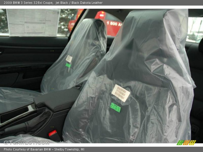 Jet Black / Black Dakota Leather 2009 BMW 3 Series 328xi Coupe