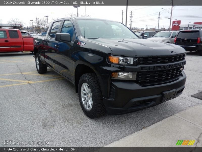 Black / Jet Black 2019 Chevrolet Silverado 1500 LT Crew Cab 4WD