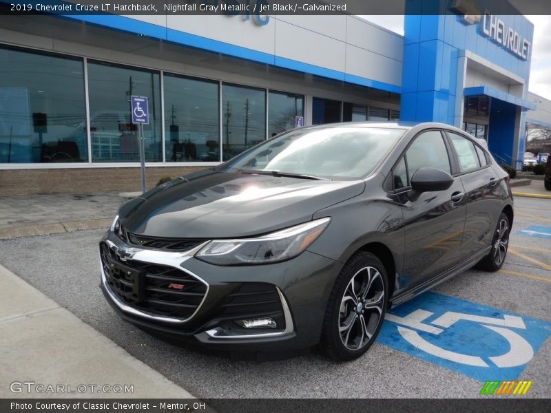 Nightfall Gray Metallic / Jet Black/­Galvanized 2019 Chevrolet Cruze LT Hatchback