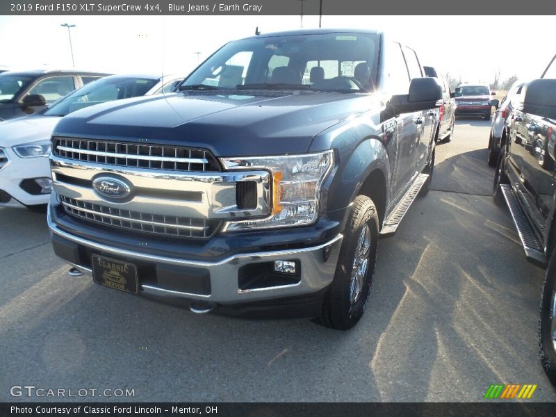 Blue Jeans / Earth Gray 2019 Ford F150 XLT SuperCrew 4x4