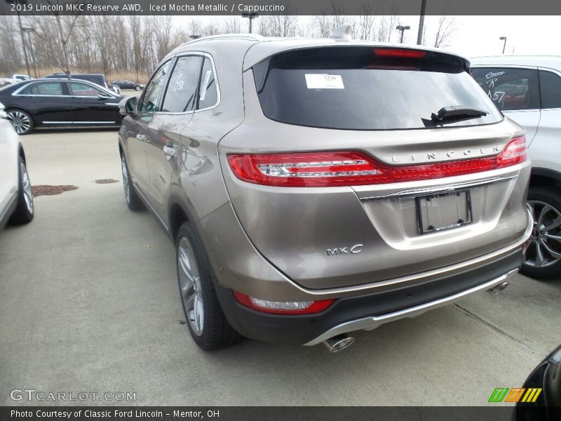 Iced Mocha Metallic / Cappuccino 2019 Lincoln MKC Reserve AWD