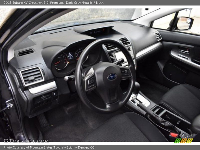 Dark Gray Metallic / Black 2015 Subaru XV Crosstrek 2.0i Premium