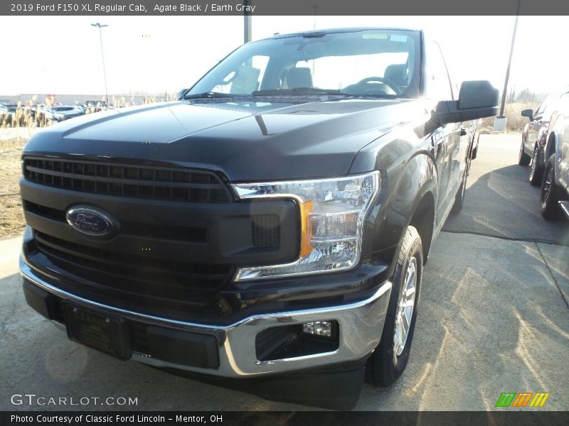 Agate Black / Earth Gray 2019 Ford F150 XL Regular Cab