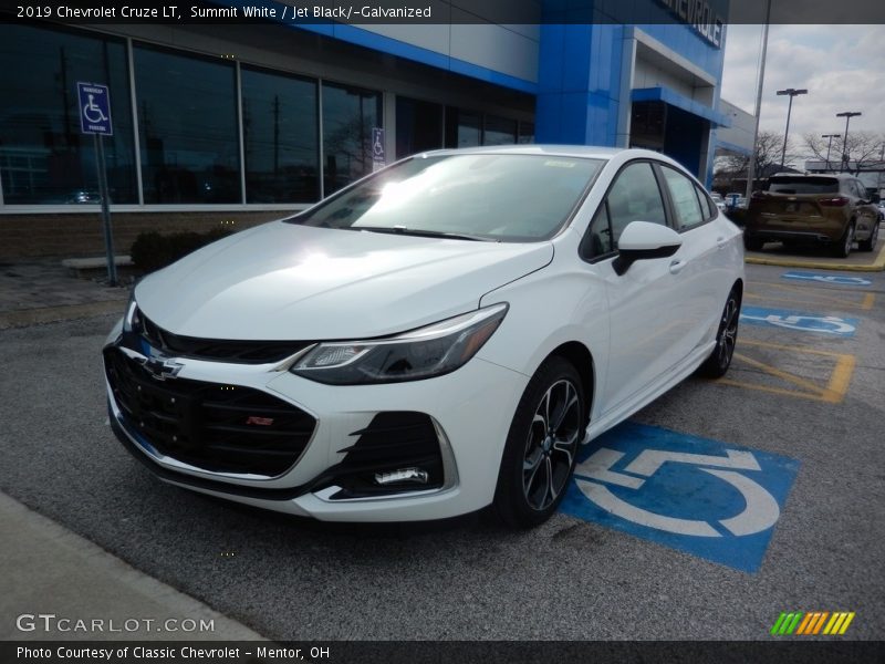 Summit White / Jet Black/­Galvanized 2019 Chevrolet Cruze LT