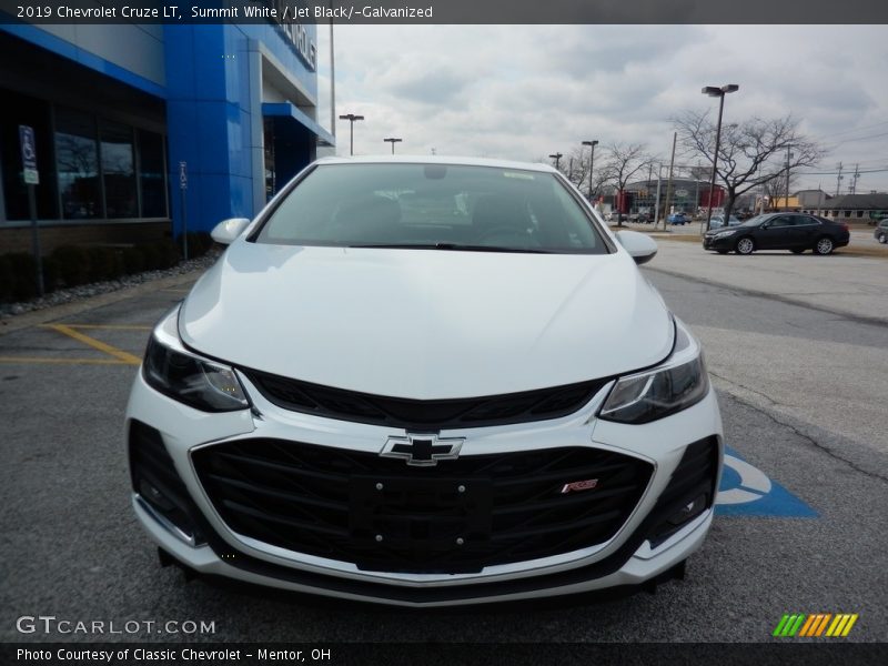 Summit White / Jet Black/­Galvanized 2019 Chevrolet Cruze LT