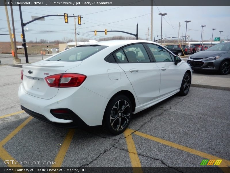 Summit White / Jet Black/­Galvanized 2019 Chevrolet Cruze LT