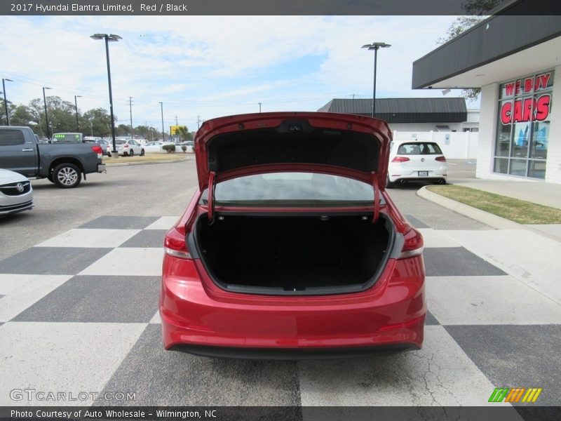 Red / Black 2017 Hyundai Elantra Limited