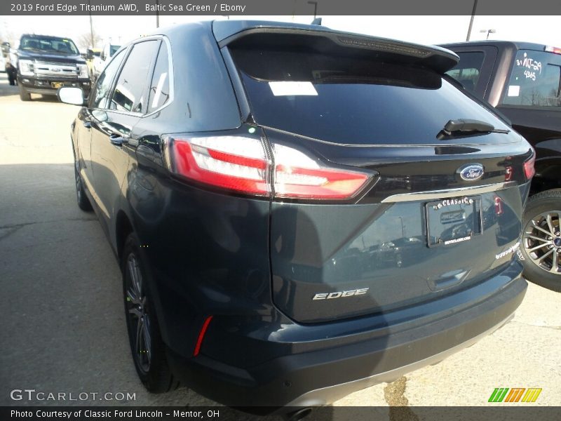 Baltic Sea Green / Ebony 2019 Ford Edge Titanium AWD