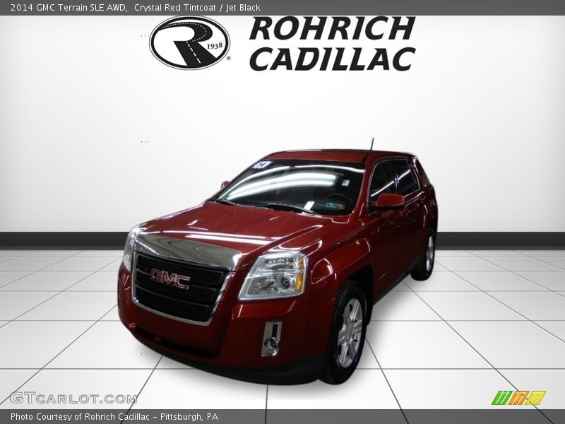 Crystal Red Tintcoat / Jet Black 2014 GMC Terrain SLE AWD
