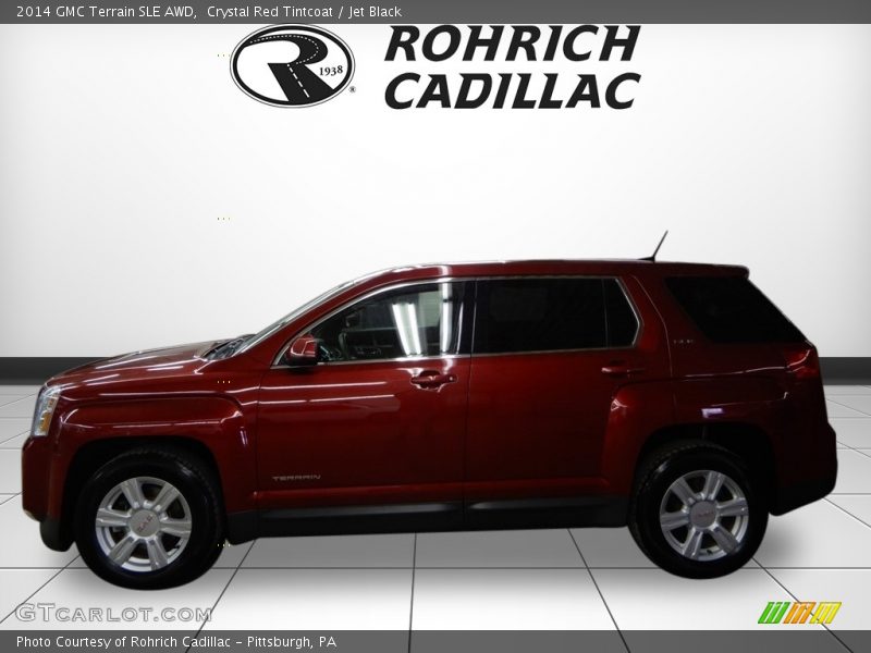 Crystal Red Tintcoat / Jet Black 2014 GMC Terrain SLE AWD