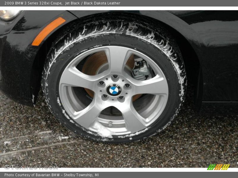 Jet Black / Black Dakota Leather 2009 BMW 3 Series 328xi Coupe
