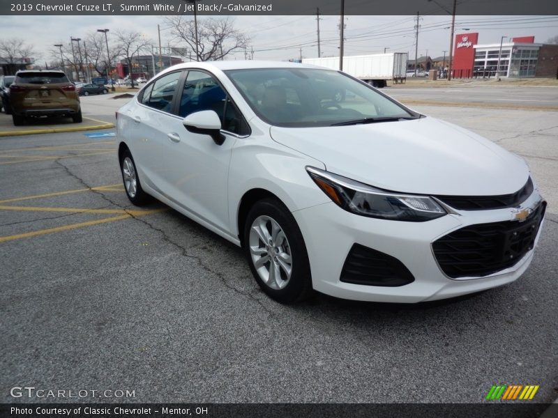 Summit White / Jet Black/­Galvanized 2019 Chevrolet Cruze LT
