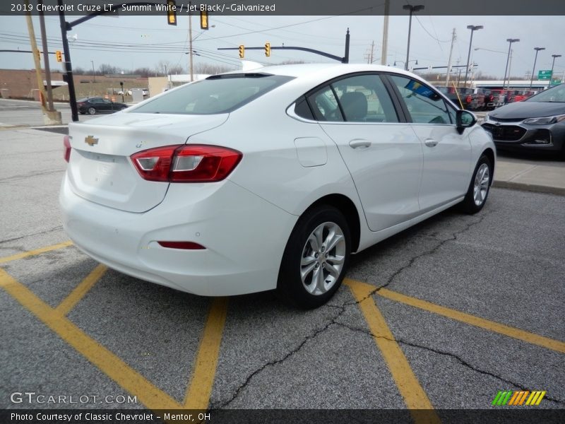 Summit White / Jet Black/­Galvanized 2019 Chevrolet Cruze LT