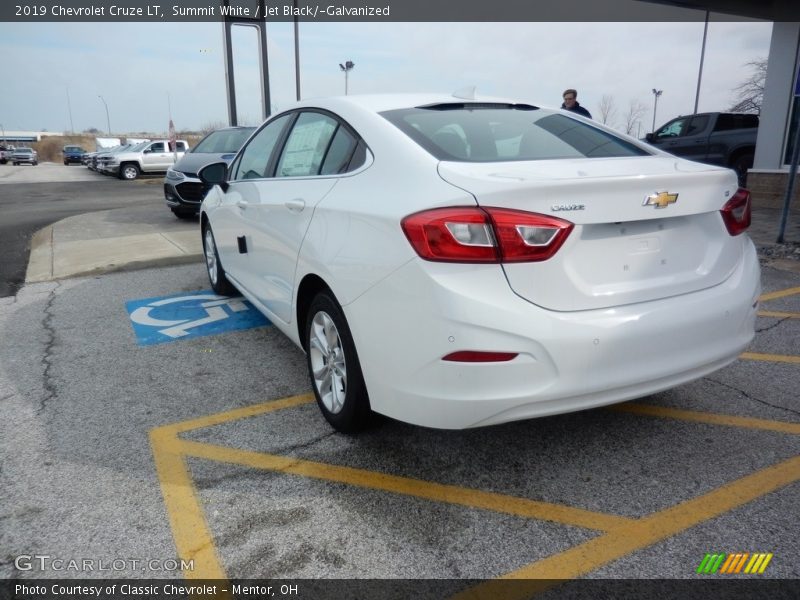 Summit White / Jet Black/­Galvanized 2019 Chevrolet Cruze LT
