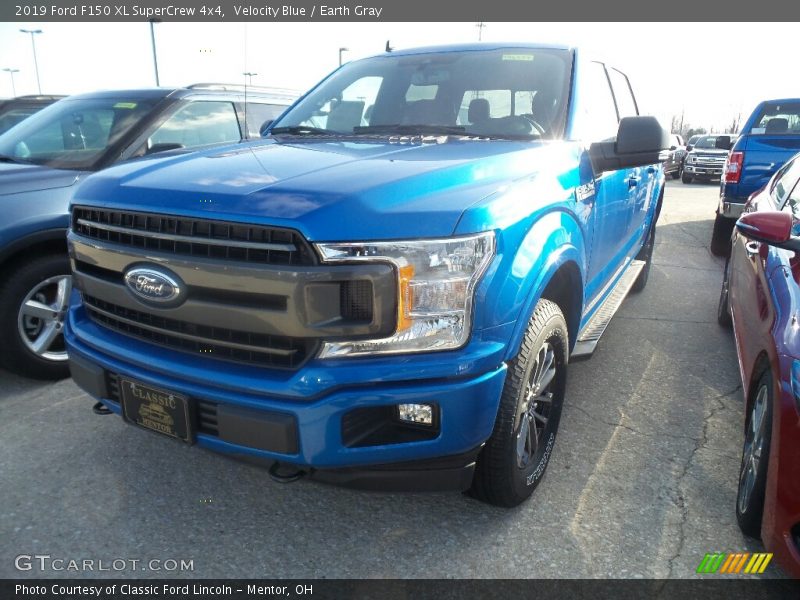 Velocity Blue / Earth Gray 2019 Ford F150 XL SuperCrew 4x4