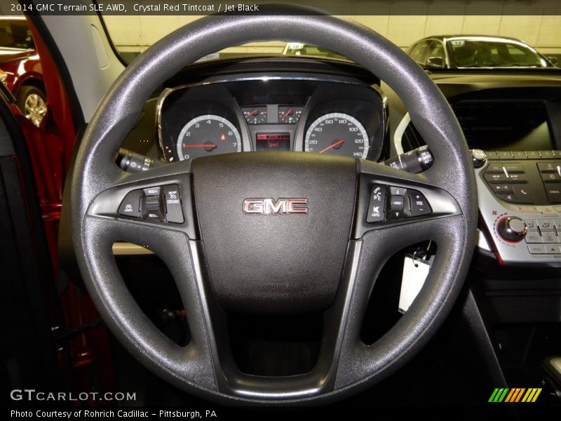 Crystal Red Tintcoat / Jet Black 2014 GMC Terrain SLE AWD