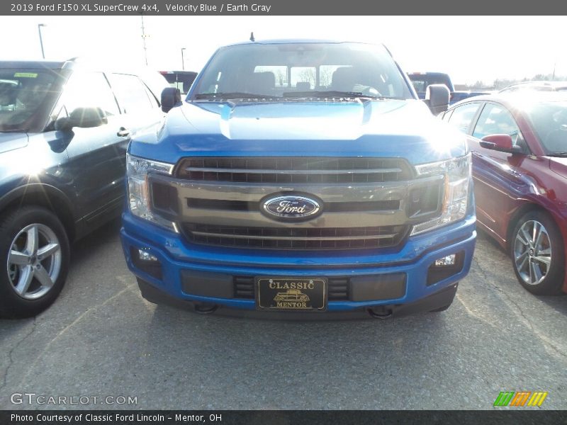 Velocity Blue / Earth Gray 2019 Ford F150 XL SuperCrew 4x4