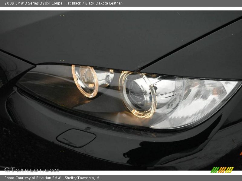 Jet Black / Black Dakota Leather 2009 BMW 3 Series 328xi Coupe