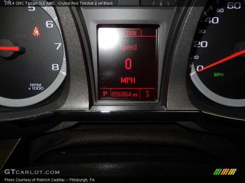 Crystal Red Tintcoat / Jet Black 2014 GMC Terrain SLE AWD