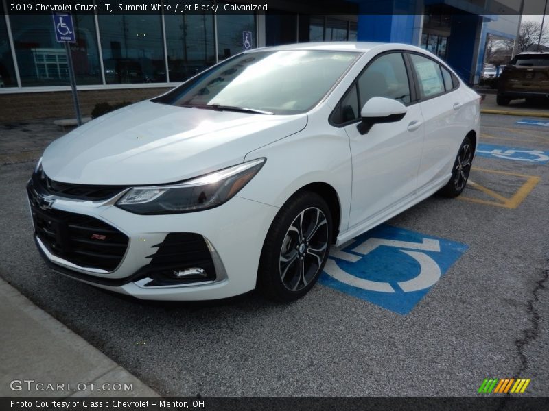 Summit White / Jet Black/­Galvanized 2019 Chevrolet Cruze LT