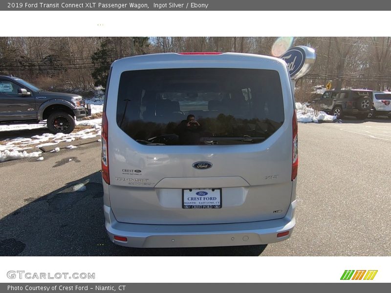Ingot Silver / Ebony 2019 Ford Transit Connect XLT Passenger Wagon