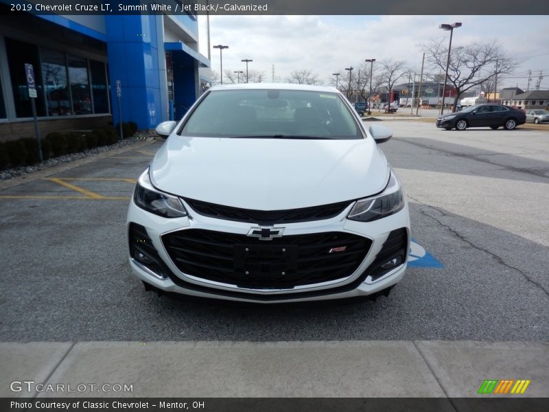Summit White / Jet Black/­Galvanized 2019 Chevrolet Cruze LT