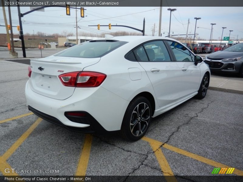 Summit White / Jet Black/­Galvanized 2019 Chevrolet Cruze LT