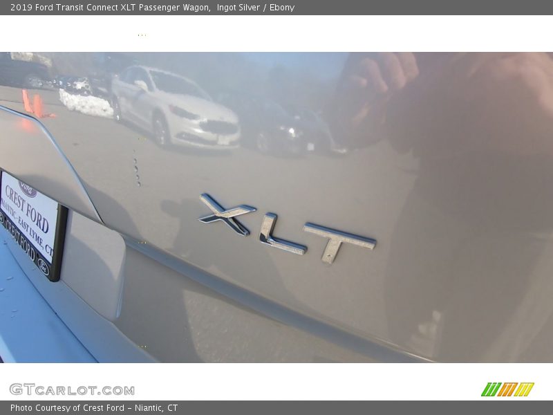 Ingot Silver / Ebony 2019 Ford Transit Connect XLT Passenger Wagon