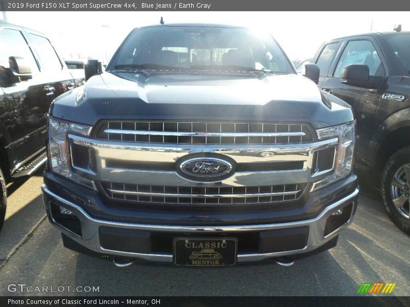 Blue Jeans / Earth Gray 2019 Ford F150 XLT Sport SuperCrew 4x4