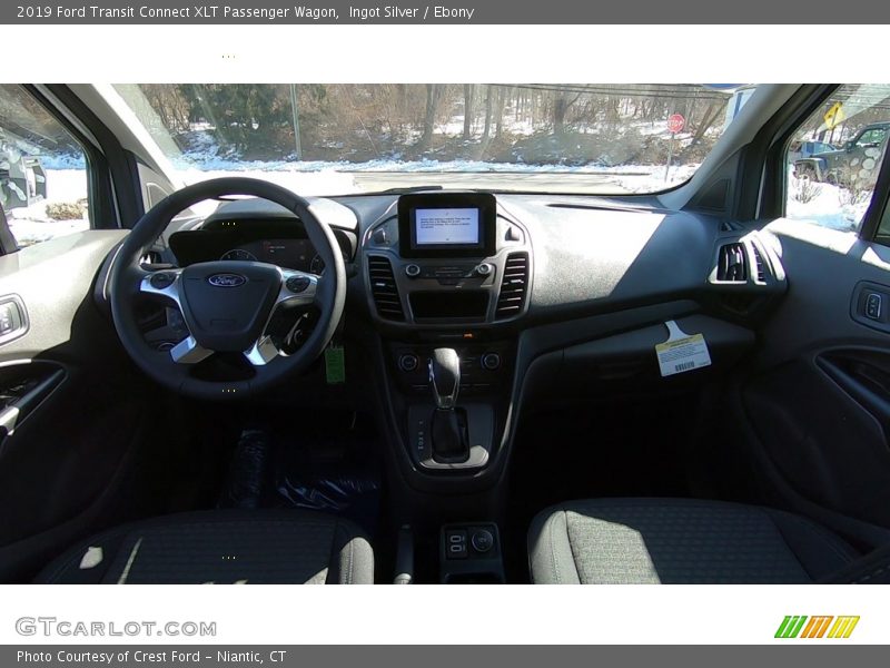 Ingot Silver / Ebony 2019 Ford Transit Connect XLT Passenger Wagon